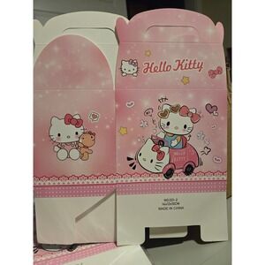 Hello Kitty Party Favor Boxes Pink Treat Candy Goodie Gable Box